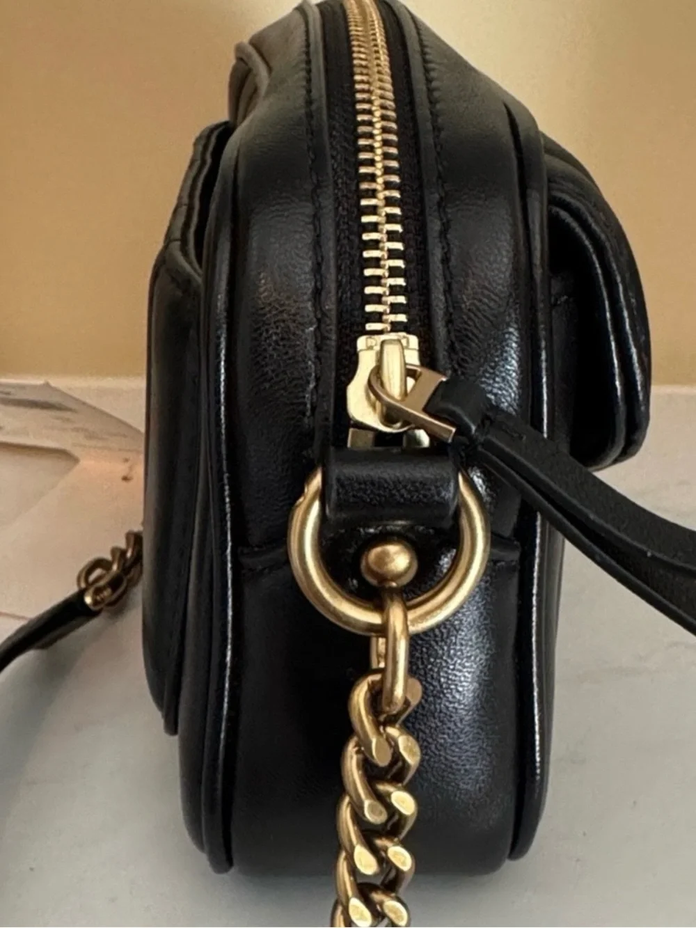 Tory Burch Kira NWOT Quilted Leather Camera Crossbody